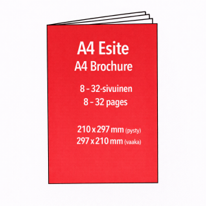 Esitteet A4 8–96 sivua - Hinta alkaen