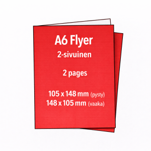A6 Flyer 2 sivuinen - Hinta alkaen
