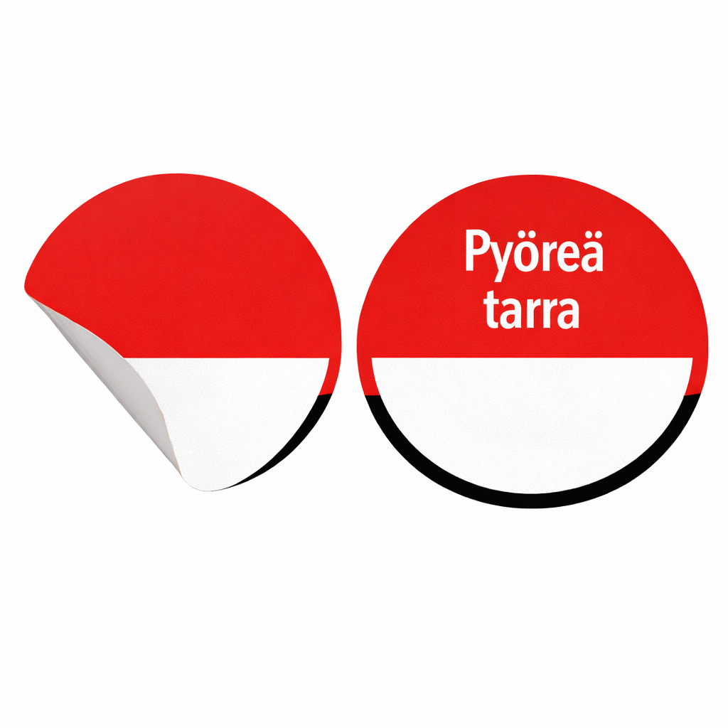 Pyöreät tarrat - Hinta alkaen