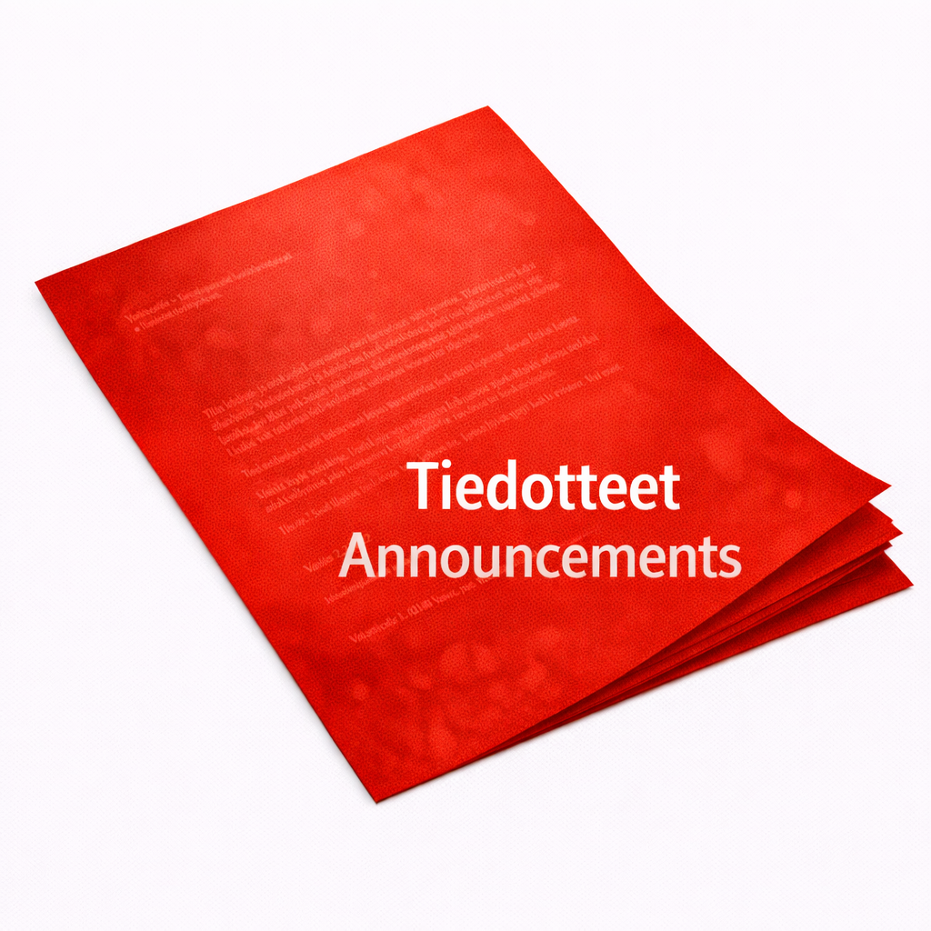 Tiedotteet